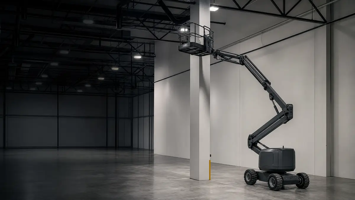 Articulating Boom Lifts jobsite access in Houston